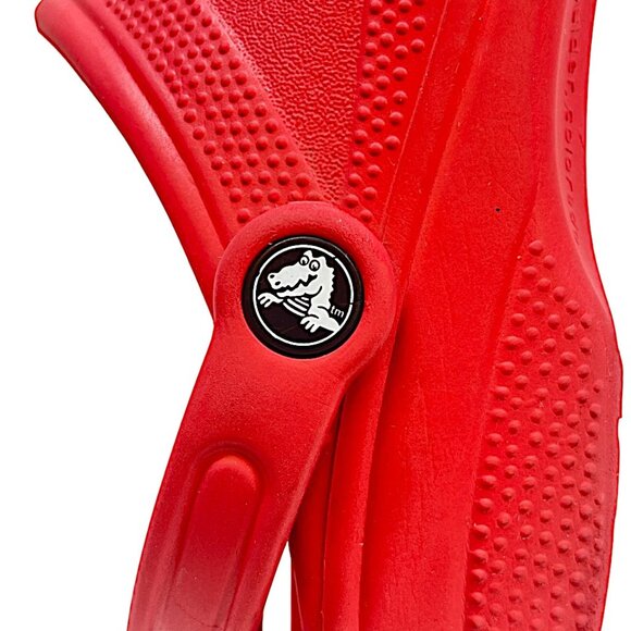 Crocs Red Pepper Classic Adult Clogs 9M 11W Sandal Shoes - Picture 6 of 8